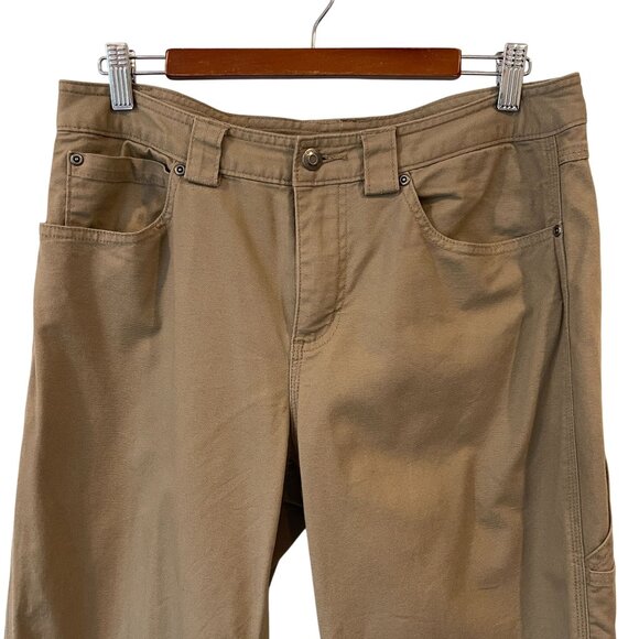 Duluth Trading Co Khaki Cargo Pants Size 10 x 29 Relaxed Fit Durable Workwear - Picture 4 of 7